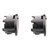 ERP W10508950 for Whirlpool Dishwasher Rack Stop Pack of 2
