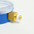 Yellow Jacket 49036 Manifold 2-1/2" Blue Compound Manifold Gauge for R-410A