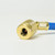 Yellow Jacket 22260 PLUS II 1/4" Blue HVAC Charging Hose 60" with Anti-Back Flow