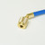 Yellow Jacket 22260 PLUS II 1/4" Blue HVAC Charging Hose 60" with Anti-Back Flow