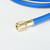 Yellow Jacket 22272 PLUS II 1/4" HVAC Blue Charging Hose 72" with Anti-Back Flow