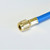 Yellow Jacket 29272 PLUS II 1/4" HVAC Blue Charging Hose 72" with Compact Ball Valve End