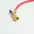 Yellow Jacket 29660 PLUS II 1/4" HVAC Red Charging Hose 60" with Compact Ball Valve End