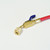 Yellow Jacket 29660 PLUS II 1/4" HVAC Red Charging Hose 60" with Compact Ball Valve End