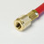 Yellow Jacket 29660 PLUS II 1/4" HVAC Red Charging Hose 60" with Compact Ball Valve End
