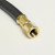 Yellow Jacket 15672 PLUS II 3/8" Black Heavy Duty HVAC Charging/Vacuum Hose 72" with Straight End Fittings