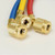 Yellow Jacket 22986 PLUS II 72" HVAC 1/4" Charging Hose with Anti-Back Flow SealRight Fitting RYB 3 Pack