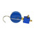 Mastercool 92103-53-1/4 Single Gauge Manifold with 1/4" Ball Valve for R600a R290 R134a