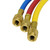 Mastercool 93561 2 Way Charging Manifold with Standard 60" RYB Hoses for R600a, R290, R134a