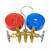 Mastercool 33518-TP Brass Charging Manifold with 18" Hoses R600a R290 R134a HVAC Refrigeration