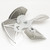 Lau 6128250001 Fan OEM Replacement  Lennox 68J2801 Propeller, 1/2 in Bore, 4 Blade, 18 in Diam, 34 deg Pitch, CCW Rotation, intake, Aluminum