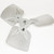 Lau 6128290001 Fan OEM Replacement for Goodman B10867-50S Propeller, 1/2 in Bore, 3 Blade, 22 in Diam, 24 deg Pitch, CCW Rotation, intake, Steel