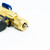 Yellow Jacket Realtorque Core Removal Tool - 1/4" Vacuum/Charge Valve with Side Port - 18991