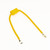 36" Yellow Coated Gas Dryer Connector