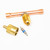 CD8414/2 C&D Copper Access Tee Valve 1/4" CD8414 Package of 2
