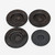 Gas Range Burner Cap Black 4 Pack Kit for Whirlpool Maytag WPW10218223