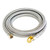 Dishwasher Installation Kit Stainless 72" Stainless SS Fill Hose Cord and Elbow.