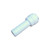 White Stem Reducer 1/4" tube x 3/8" OD Quick Connect