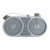 Choice Part CMR8X17D44L Radiant Range Stove Dual Burner Eye for Samsung DG47-00072A
