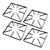 WB31K10012A-4 4 pack of Grates