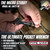 Pipe Vise SW72-19 Micro Stubby Tool fits tight spaces with 1/4" Drive fits 8mm-19mm Nut Self Adjusting Chrome Finish