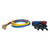 Mastercool 94661 A2L Digital Charging Manifold with 60" RYB Hoses and Zippered Carry Case Digital Mini-Fold