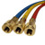 Yellow Jacket 49975 A2L 4-Valve Titan Manifold with 60" Hoses RYB for R32/454B/410A