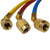 Mastercool 58161 2-Way Brass Manifold Gauge Set 3-60" Hoses HVAC Air Conditioning Refrigeration A2L R32 R545B.
