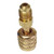 Yellow Jacket 19124 A2L Bottle Tank Straight Adapter 1/4" LH (Left Handed) FFL to 1/4" RH MFL  Yellow Jacket 19124 A2L Bottle Tank Straight Adapter 1/4" LH (Left Handed) FFL to 1/4" RH MFL