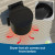 Raeflow P7815BLK Clothes Dryer Black Outdoor Vent Cover Seal 4 Inch UV Resistant