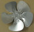 A61405 Metal Fan Blade 14" Diameter 5 Blades 5/16" Bore Hub CW 19 Degree Prop