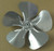 A61205 Metal Fan Blade 12" Diameter 5 Blades 5/16" Bore Hub CW 24 Degree Prop