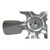 A65932 Metal Fan Blade 9" Diameter 5 Blades 5/16" Bore Hub CW 26 Degree Prop