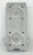 Apcon electric water heater thermostat for upper element thermodisc, part number WH6-4, bottom view. 