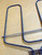 GE range oven broil unit upper heating element, part number WB44K10002, side view. 