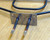 GE range oven broil unit upper heating element, part number WB44K10002, front view. 