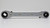 70082 Refrigeration Air Conditioning  4 in 1 Ratchet Square Wrench 1/4 thru 3/8