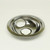 CP3 Range Stove Chrome Drip Pans Bowls <PAK 12> of 6"