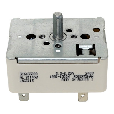 Range Burner Switch for Electrolux | McCombs Supply | 316436000