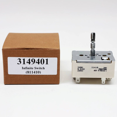 Range Burner Switch for Whirlpool | McCombs Supply Co| 3149401