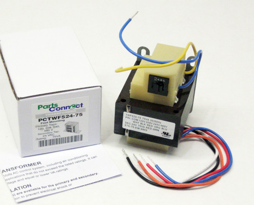 HVAC Furnace 75VA Transformer| McCombs Supply Co | TWF524-75