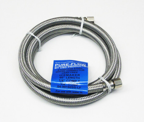 04-90172SS-LF - USD M66B 6' SS ICE MAKER HOSE