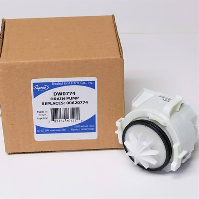 Supco Dishwasher Drain Pump for Bosch | McCombs Supply Co | DW0774