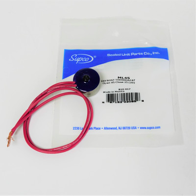 SUPCO Refrigerator Defrost Thermostat L-45 | McCombs Supply Co | ML45