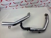 OEM Front rear exhaust header pipes shield Harley Davidson Dyna 65631-10 10-11 65930-10A