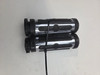 Chrome Rubber  Hand grips Harley Davidson Dyna Softail Sportster 00-17