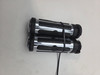 Chrome Rubber  Hand grips Harley Davidson Dyna Softail Sportster 00-17