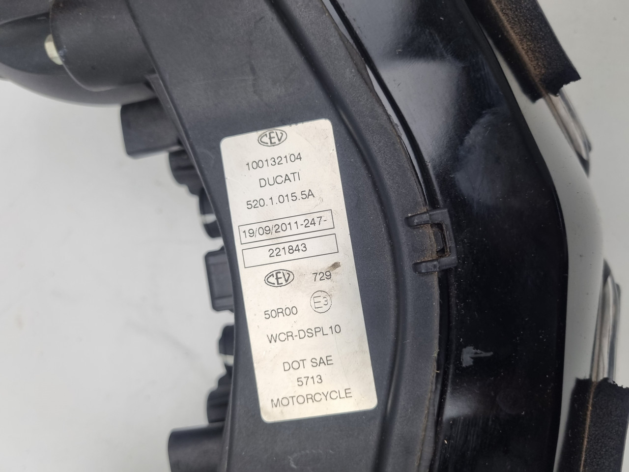 のの  Headlight Ducati Superbike 848 EVO 1098 1198 52010153A 52010152A