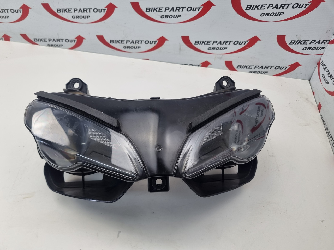 Headlight Ducati Superbike 848 EVO 1098 1198 52010153A 52010152A Bike Part Out