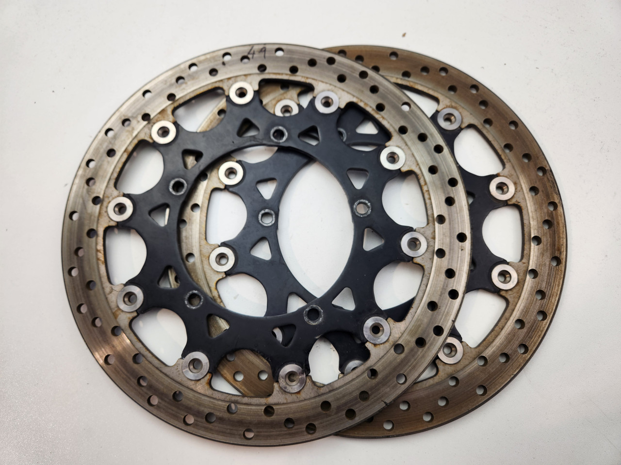 Front brake disc pair 4.9mm Yamaha YZF-R1 R1 07-08 4C8-2581T-00